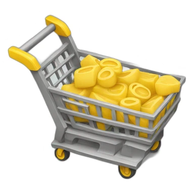 yellow-cart-checkout sticker
