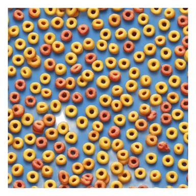Froot loops sticker
