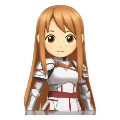 Asuna in sword art online sticker