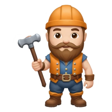 Dwarf hammer sticker