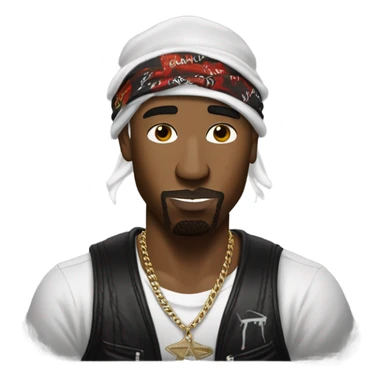 2pac if he was white sticker