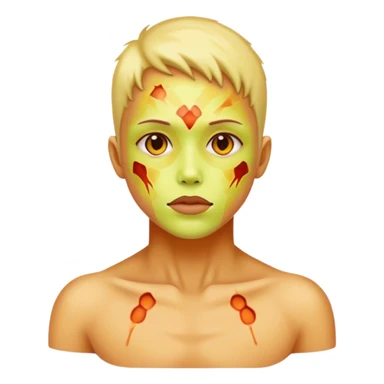 Radioactive person sticker