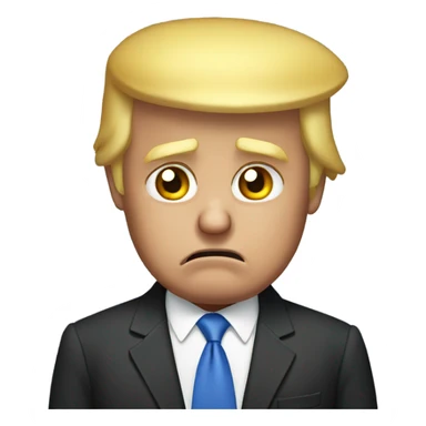 Donald trump crying sticker