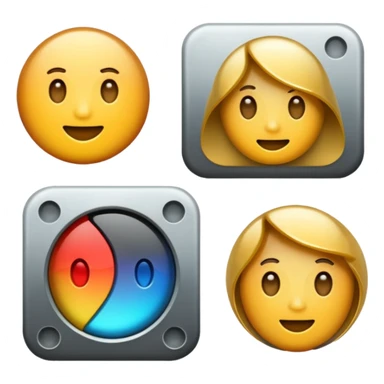 communication icon sticker