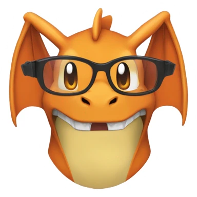 pokemon-charizard-glasses-firebreath sticker