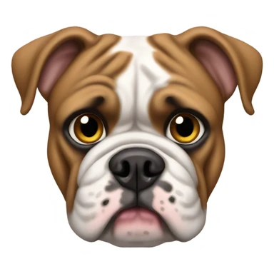 Bulldog inglés girl sticker