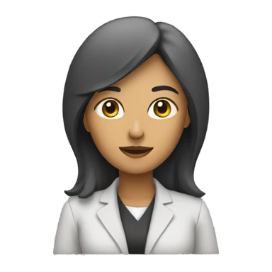 a woman making a plan sticker