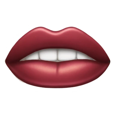 lipstick kissy emoji sticker