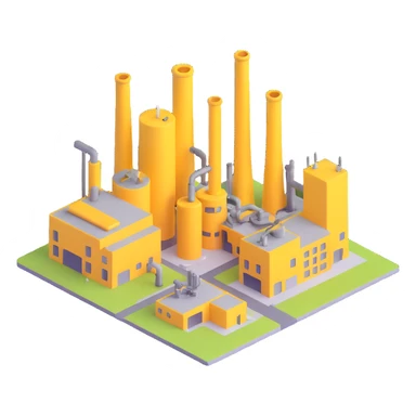industrial factory sticker