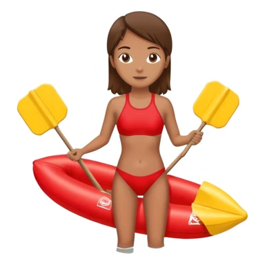 lifeguard with rescue float sticker