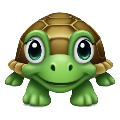 Turtle wearing a necklace  sticker