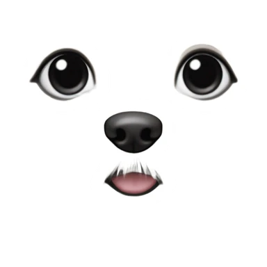 Cute Maltese puppy head sticker