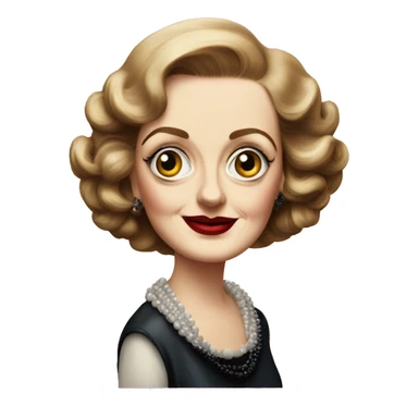 Bette Davis at ae 28 sticker