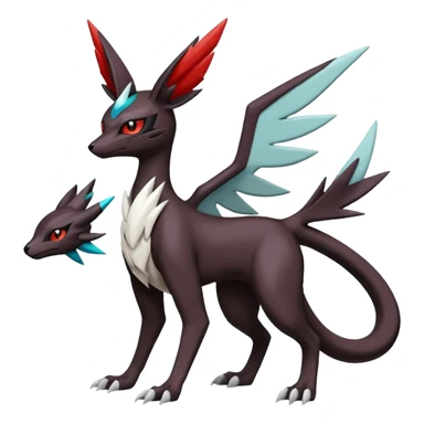 Latias-Umbreon-Noivern-Silvally-Pokémon-Fakémon-fusion (full body) sticker