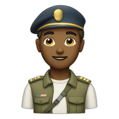 Soldier boy sticker