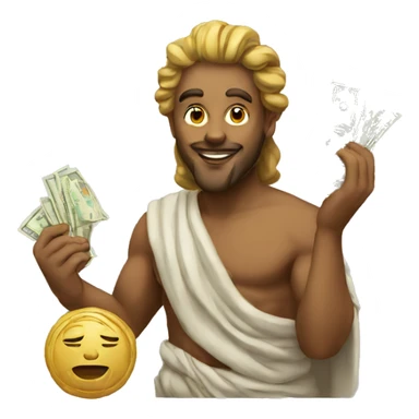 god with money sticker
