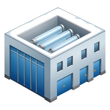 ambient and refirigeration warehouse at an angle cold sticker