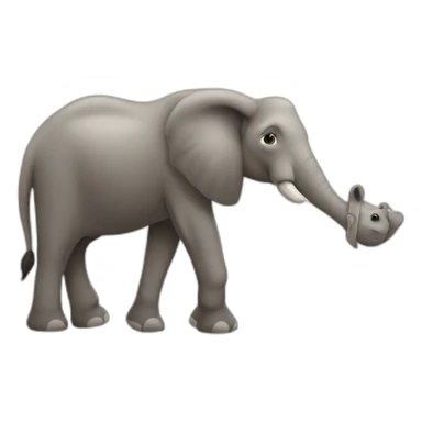 pedro con 2 cavezas 3 alas patas de elefante cuello de girafa sticker