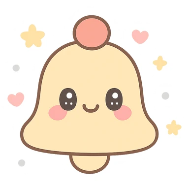 "notifications", beige, no text sticker