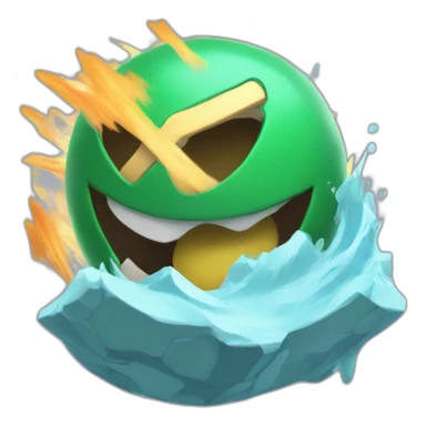 Smash bros logo sticker