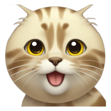 Cat with a bee sticker