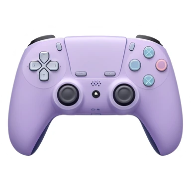 Ps5 pastel purple and white controller  sticker