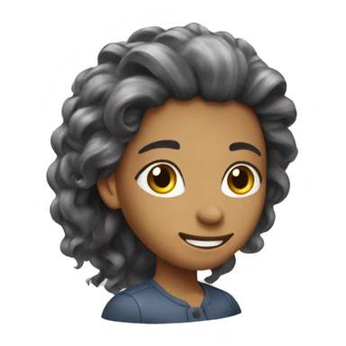 Washing hair sticker