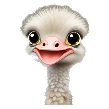 baby ostrich sticker