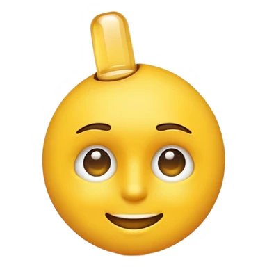 Dabbing emoji head sticker