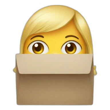 hiding behind a laptop sticker