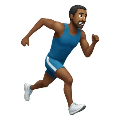 A man running  sticker