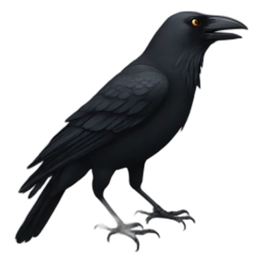 crow sticker