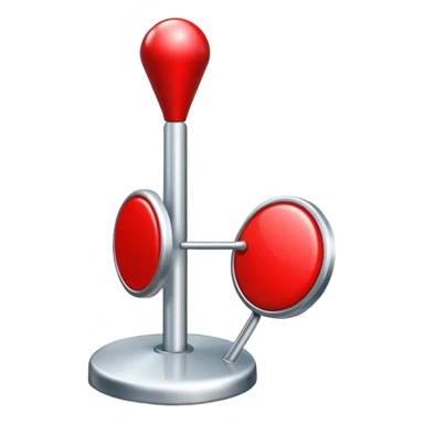 red location pin position marker sticker