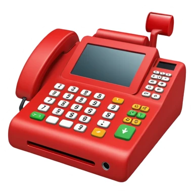 red pos terminal sticker