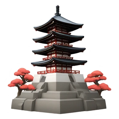 japan monument sticker