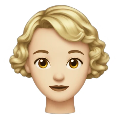 Carey Mulligan head only sticker