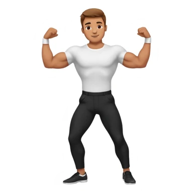 dans eden erkek sticker