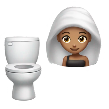 ariana grande and skibidi toilet sticker