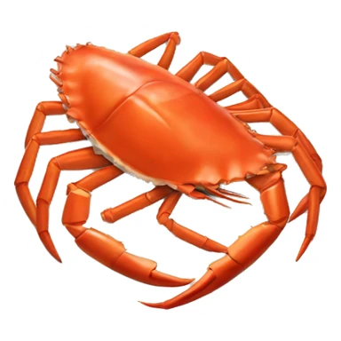 plate of crab legs sticker