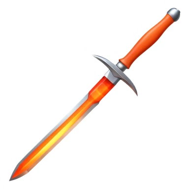 fire and blade sticker