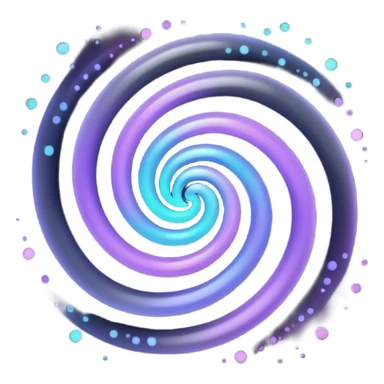 black magic particles sticker