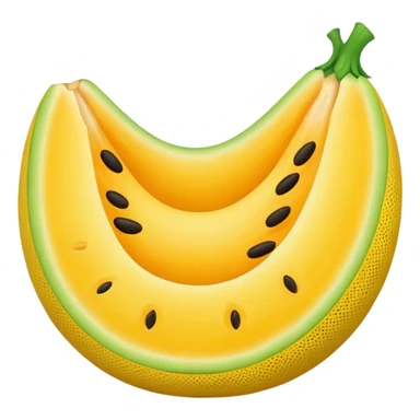 yellow melon sticker