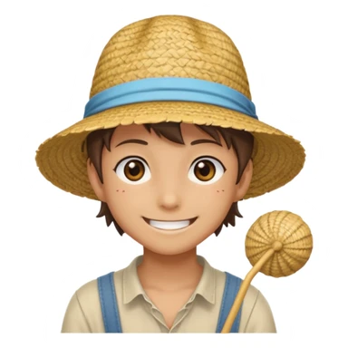 The luf from the anime anpice sticker