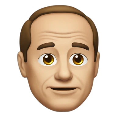 berlusconi face sticker