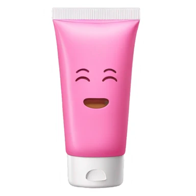 pink tube of spf sticker