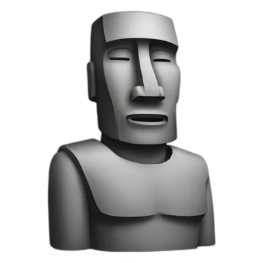 french moai sticker