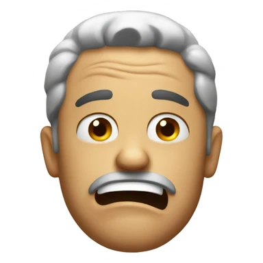 Annoyed emoji sticker