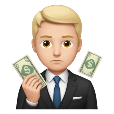 CEO investing money sticker