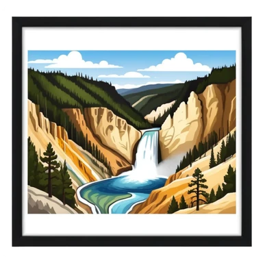 Yellowstone National Park sticker