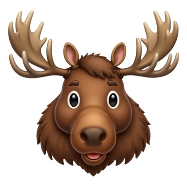 largest of the deer, moose sticker